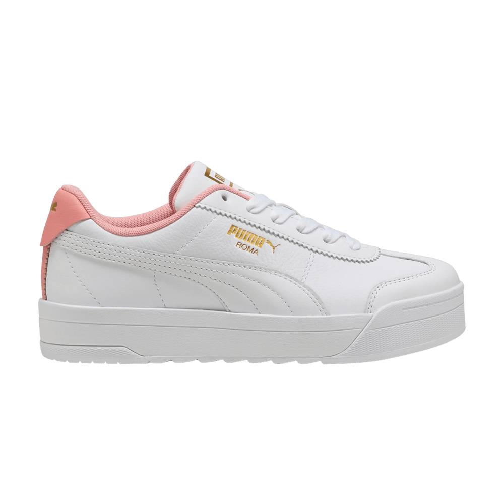 (W) Puma Roma Feminine 'White Pink Fruit'