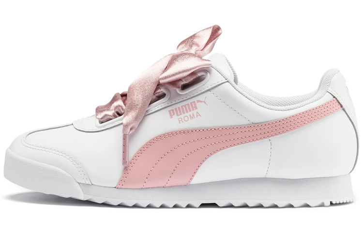 Buy Puma 羅馬心臟 金屬 白粉 粉紅色絲帶 女款