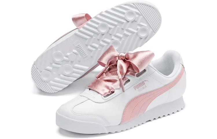 (W) Puma Roma Heart Metallic 'White Pink' 圖 3