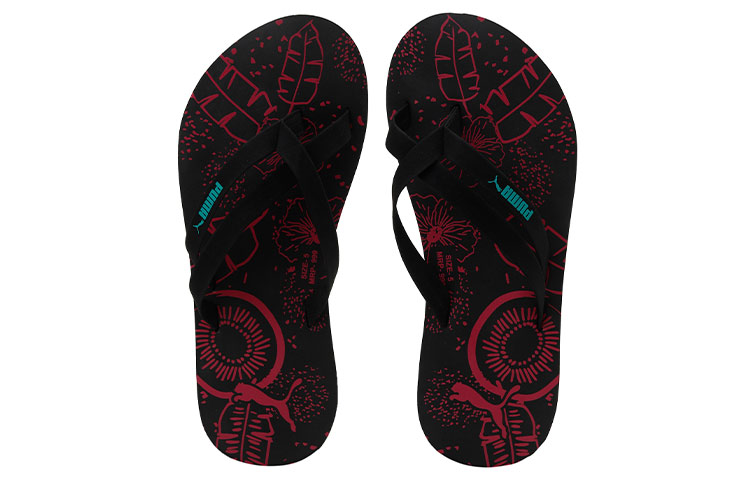 Shop (W) Puma Ronni Pro IDP Sandal 'Hitam Biru' 380445-01