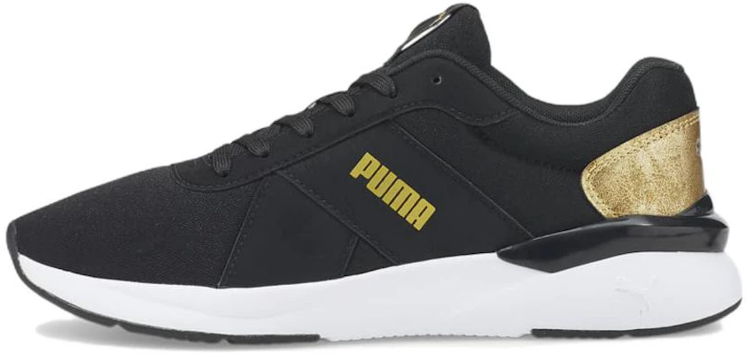(W) Puma Rose Raw Metallic Low ''Schwarz Gold'' 383849-02 Buy (W) Puma Rose Raw Metallic Low ''Schwarz Gold'' 383849-02