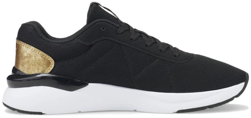 (W) Puma Rose Raw Metallic Low ''Schwarz Gold'' 383849-02 Order (W) Puma Rose Raw Metallic Low ''Schwarz Gold'' 383849-02