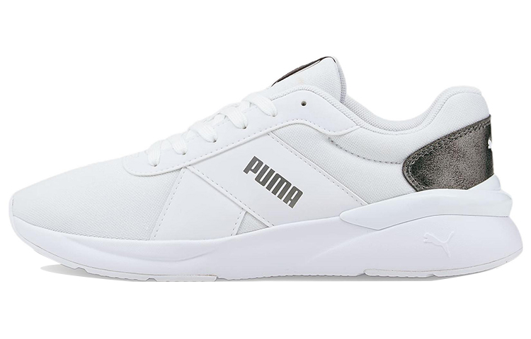 (Women) Puma Rose Raw Metallic Low 'White Silver' 383849-01