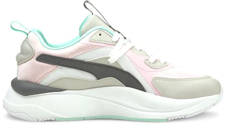 Puma RS-Curve Core 減震耐磨 低幫跑步鞋 女款 白灰黑 Order Puma RS-Curve Core 減震耐磨 低幫跑步鞋 女款 白灰黑
