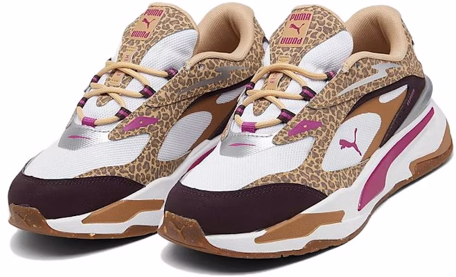 (Women) Puma RS-Fast Mix 'White Brown' 387126-01 Order (Women) Puma RS-Fast Mix 'White Brown' 387126-01