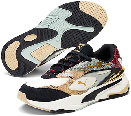 Puma Rs-fast Wild Disco 女款 黑棕卡其 低筒運動鞋 Purchase Puma Rs-fast Wild Disco 女款 黑棕卡其 低筒運動鞋