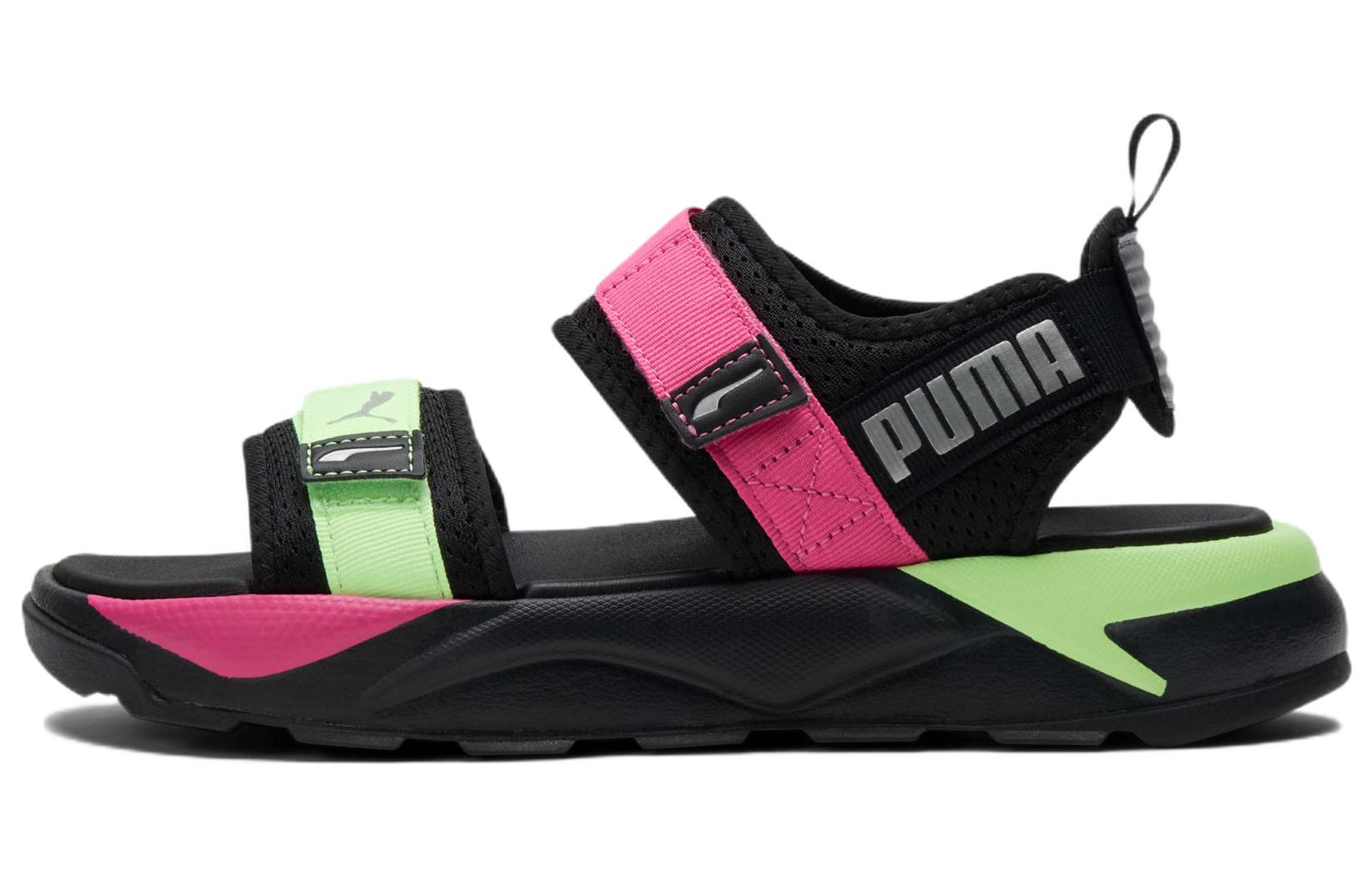(Women) Puma RS-Sandal 'Glow in the Dark - Black Pink Lime' 381933-02