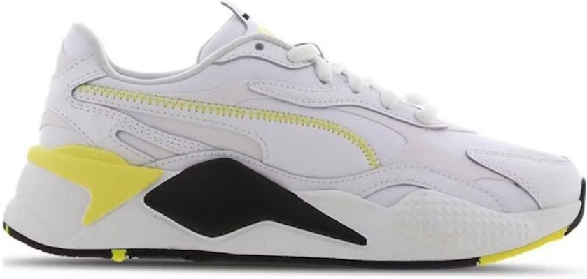 (Women) Puma RS-X3 White Yellow Black 373702-01 Order (Women) Puma RS-X3 White Yellow Black 373702-01