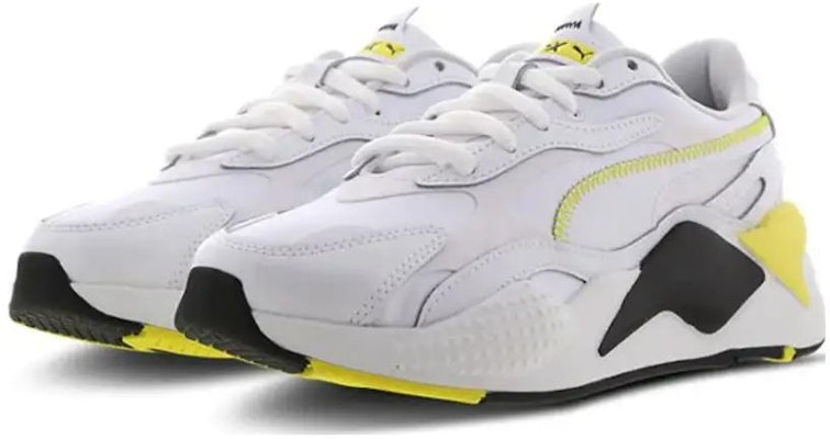(W) Puma RS-X3 Putih Kuning Hitam 373702-01 Lookbook (W) Puma RS-X3 Putih Kuning Hitam 373702-01