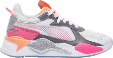 (Women) Puma RS-X 'Glitz - White Fluo Pink' 374520-01 (Women) Puma RS-X 'Glitz - White Fluo Pink' 374520-01