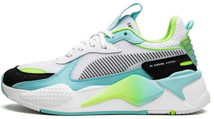 (W) Puma RS-X Fade 'Putih Hitam Hijau Aqua' 384649-01 Buy (W) Puma RS-X Fade 'Putih Hitam Hijau Aqua' 384649-01