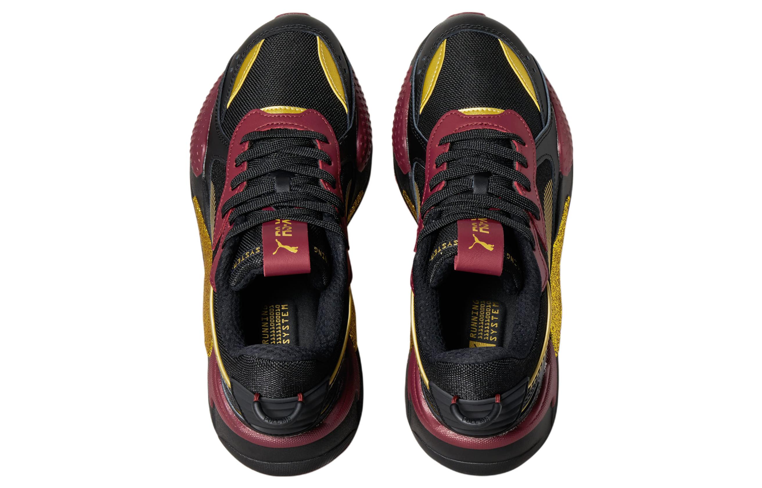 Lookbook (W) 푸마 RS-X 글리츠 CC (블랙/레드/골드) 385088-01