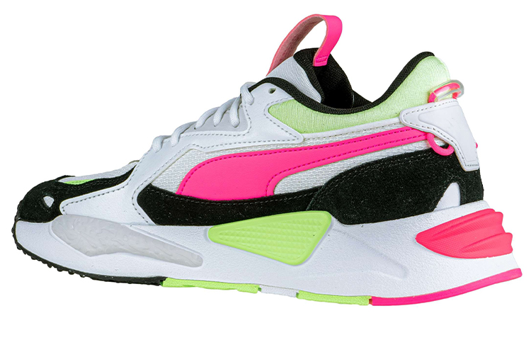 Lookbook (W) Puma RS-Z Reinvent 'Blanco Rosa Flúor Negro Lima Brillante' 383219-08