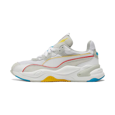 (W) Puma RS-2K POWER PLAY WNS WHITE-GRA 'White Gray Yellow'