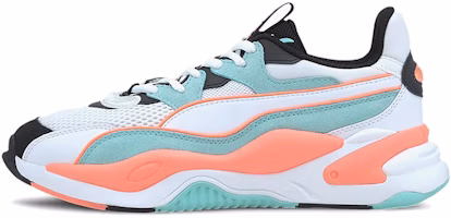 (Women) Puma Rs-2k Futura 'White Green Orange' 375588-04 (Women) Puma Rs-2k Futura 'White Green Orange' 375588-04