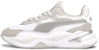 (W) Puma RS-2K Metallic Kasut Lari Sukan Putih/Kelabu 375134-02