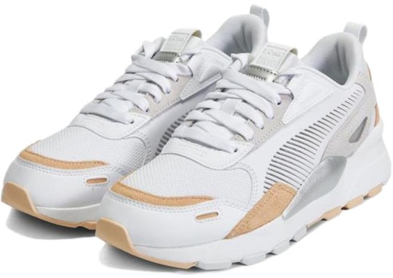 (Women) Puma RS 3.0 Metallic 'White' 392866-01 Order (Women) Puma RS 3.0 Metallic 'White' 392866-01