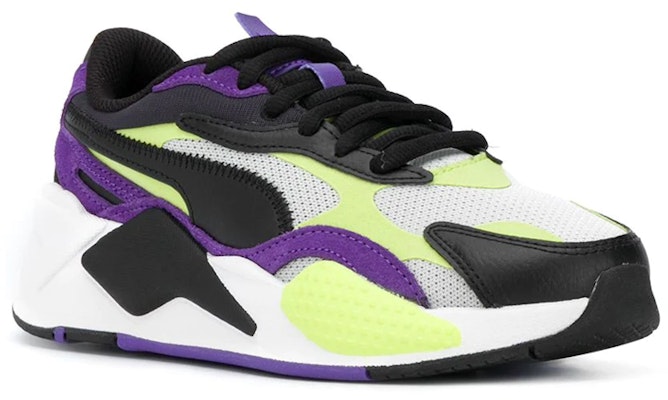 (W) Puma RS-X3 Brillante 'Blanco Púrpura Verde' 374446-01 Shop (W) Puma RS-X3 Brillante 'Blanco Púrpura Verde' 374446-01