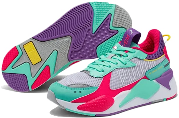 (W) Puma RS-X Bold Merah Muda/Hijau 373078-05 Lookbook (W) Puma RS-X Bold Merah Muda/Hijau 373078-05