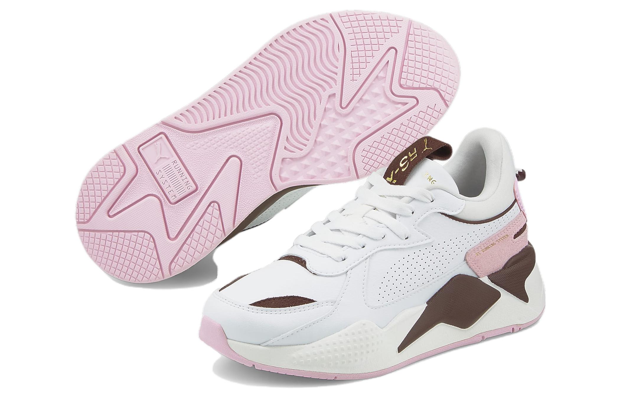 Lookbook (W) Puma RS-X Rendah 'Putih Pink Cokelat' 391092-02