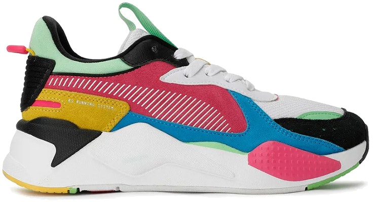 (W) Puma RS-X Reinvent Kasut Lari Rendah Putih/Multicolor 'Merah' 371008-09 Order (W) Puma RS-X Reinvent Kasut Lari Rendah Putih/Multicolor 'Merah' 371008-09