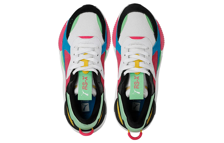 Lookbook (W) Puma RS-X Reinvent Kasut Lari Rendah Putih/Multicolor 'Merah' 371008-09