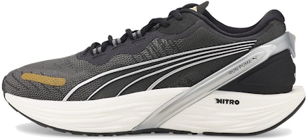 (Women) Puma Run XX Nitro 'Black Metallic Silver' 376171-01 (Women) Puma Run XX Nitro 'Black Metallic Silver' 376171-01