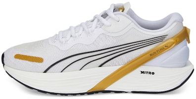 (Women) Puma Run XX Nitro 'White Black Gold' 376171-08 (Women) Puma Run XX Nitro 'White Black Gold' 376171-08