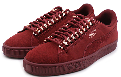 (W) Puma S SUEDE CLASSIC X CHAINS POMEGRANATE 圖 3