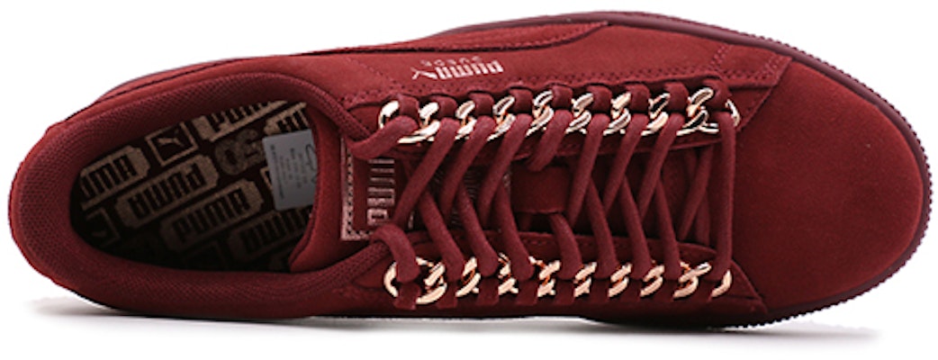 Puma suede pomegranate cheap