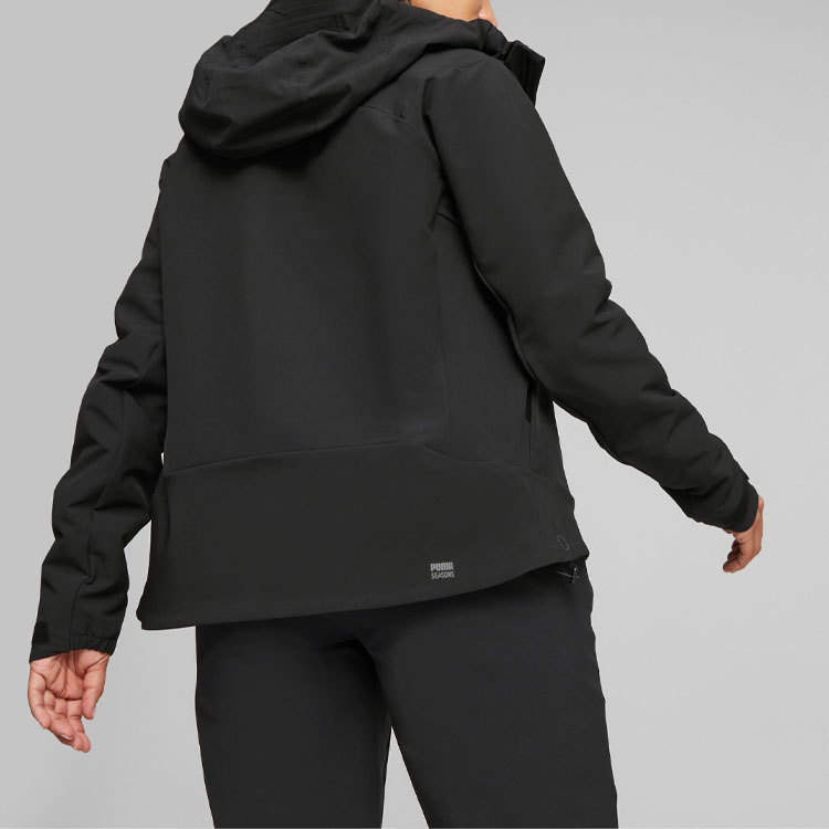 Purchase (W) Puma SEASONS Chaqueta Softshell Negra con Capucha Manga Larga Fit Casual Running 524117-01
