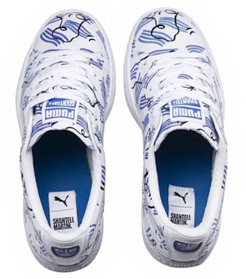 (W) Puma Shantell Martin x Basket 'Grafiti Putih Biru' 365899-01 Lookbook (W) Puma Shantell Martin x Basket 'Grafiti Putih Biru' 365899-01