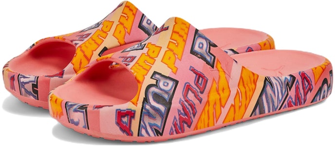 (W) Puma Shibui Cat Slide 'Breaking News' Sandal 386710-01 Lookbook (W) Puma Shibui Cat Slide 'Breaking News' Sandal 386710-01