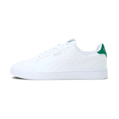 (W) Puma Shuffle One8 'White Green'