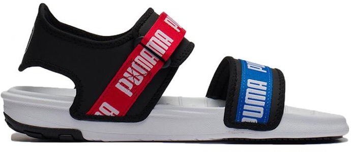 (W) Puma Signature Sandal Santai Softride Hitam Merah Biru 384128-03 Order (W) Puma Signature Sandal Santai Softride Hitam Merah Biru 384128-03