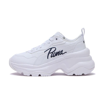 (W) Puma SILHUR WEDGE 01 White Navy