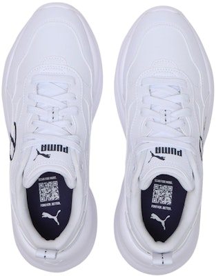 (Women) Puma SILHUR WEDGE 01 White Navy 398544-01 Order (Women) Puma SILHUR WEDGE 01 White Navy 398544-01