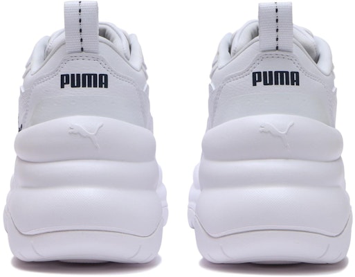 (Women) Puma SILHUR WEDGE 01 White Navy 398544-01 Shop (Women) Puma SILHUR WEDGE 01 White Navy 398544-01