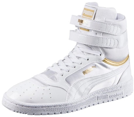 Puma Sky Ii Hi "炸裂系列" 時尚萬用 高筒休閒板鞋 女款 白 Buy Puma Sky Ii Hi "炸裂系列" 時尚萬用 高筒休閒板鞋 女款 白