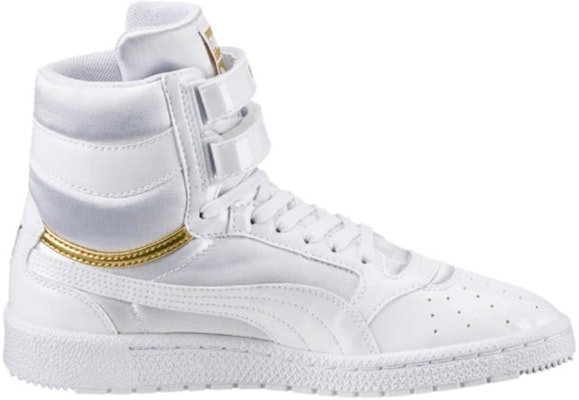 Puma Sky Ii Hi "炸裂系列" 時尚萬用 高筒休閒板鞋 女款 白 Order Puma Sky Ii Hi "炸裂系列" 時尚萬用 高筒休閒板鞋 女款 白