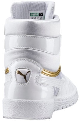 Puma Sky Ii Hi "炸裂系列" 時尚萬用 高筒休閒板鞋 女款 白 Shop Puma Sky Ii Hi "炸裂系列" 時尚萬用 高筒休閒板鞋 女款 白