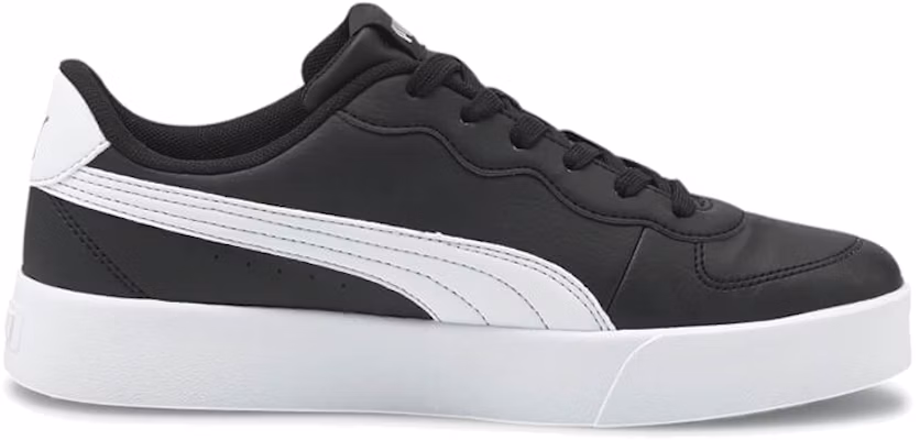(Women) Puma Skye Clean Shoes Black/White 380147-01 Order (Women) Puma Skye Clean Shoes Black/White 380147-01