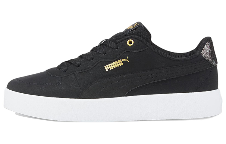 (Women) Puma Skye Clean 'Raw Metallic Black White' 383914-02