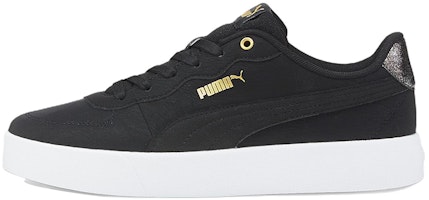(Women) Puma Skye Clean 'Raw Metallic Black White' 383914-02 (Women) Puma Skye Clean 'Raw Metallic Black White' 383914-02