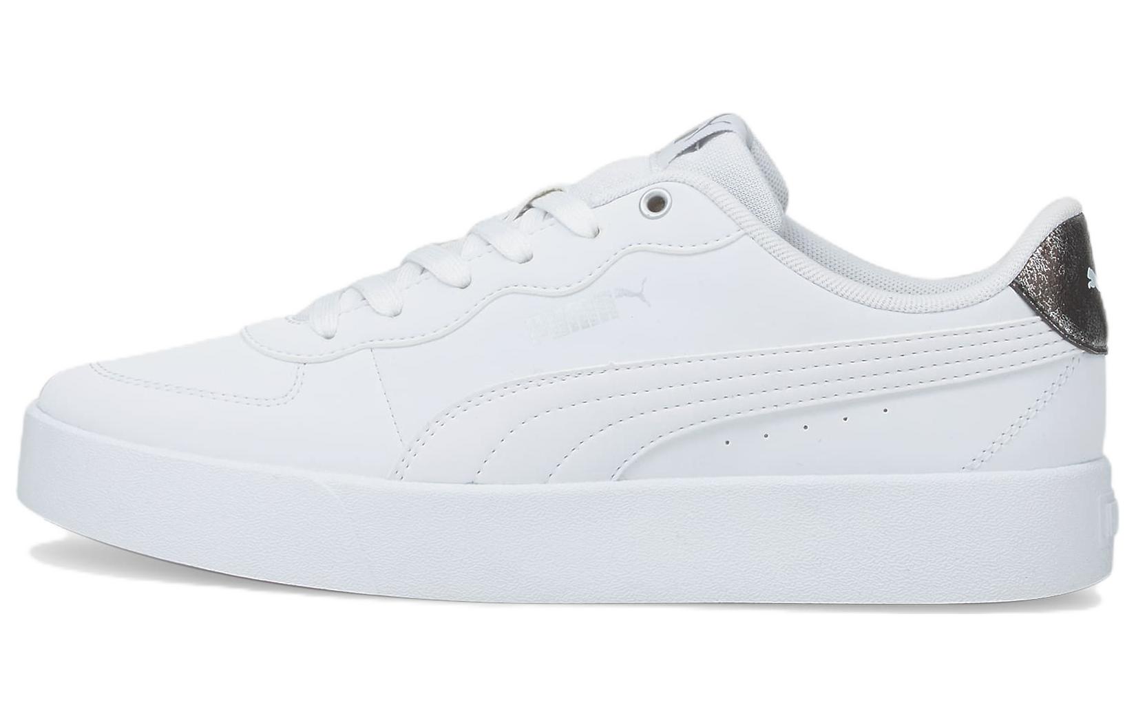 (Women) Puma Skye Clean 'Raw Metallic White' 383914-01