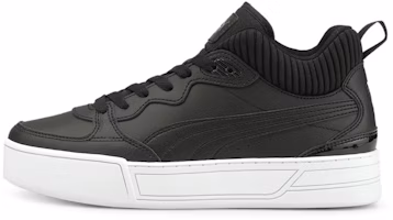 (Women) Puma Skye Demi 'Black White Mid-Top' 380749-01 (Women) Puma Skye Demi 'Black White Mid-Top' 380749-01