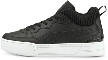 (Women) Puma Skye Demi 'Black White Mid-Top' 380749-01 (Women) Puma Skye Demi 'Black White Mid-Top' 380749-01