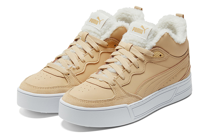 Lookbook (W) プーマ スカイ デミ スニーカー カーキ 381151-02