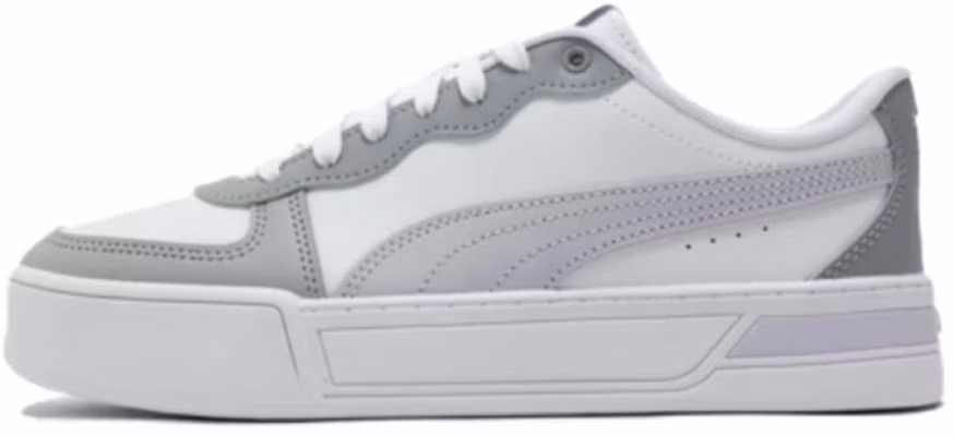 (Women) Puma Skye Low-Top Sneakers Gray Purple Casual Elevated Style 374764-26 Buy (Women) Puma Skye Low-Top Sneakers Gray Purple Casual Elevated Style 374764-26