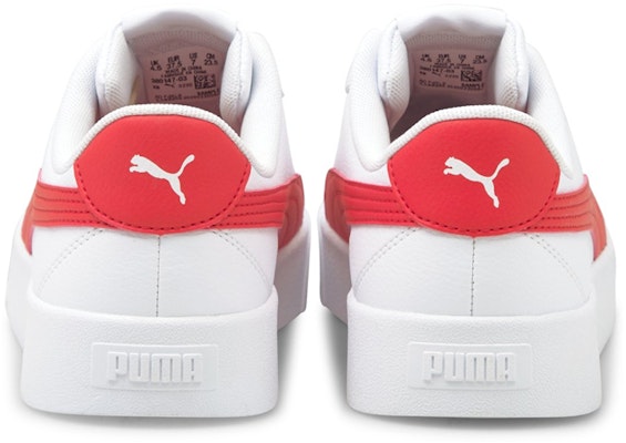 (W) Puma Skye Clean Zapatillas Casuales Blancas/Rojas 380147-03 Shop (W) Puma Skye Clean Zapatillas Casuales Blancas/Rojas 380147-03
